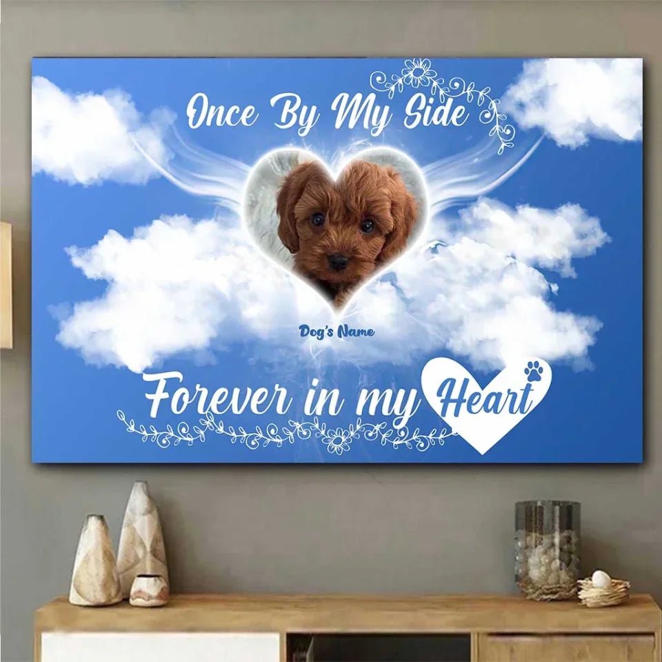 Dog Fur Appear When Angels Are Near - Personalized Dog Poster 740855 - 740865 - DiyGiftly