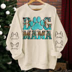 Dog Mama - Dog Personalized Custom Unisex Sweatshirt With Design On Sleeve - Gift For Pet Owners, Pet Lovers 681014 - 681099 - DiyGiftly