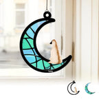 personalized design loss of dog gift suncatcher ornament window hanging keepsake close detail