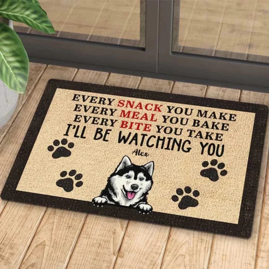 Dog - We'll Be Watching You - Funny Personalized Dog Decorative Mat 683380 - DiyGiftly