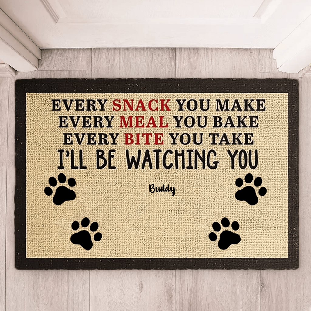 Dog - We'll Be Watching You - Funny Personalized Dog Decorative Mat 683380 - DiyGiftly