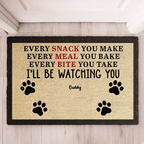 Dog - We'll Be Watching You - Funny Personalized Dog Decorative Mat 683380 - DiyGiftly