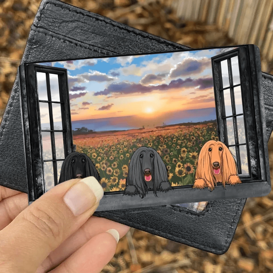 Dogs By The Window - Personalized Horizontal Canvas 735359 - 735362 - DiyGiftly
