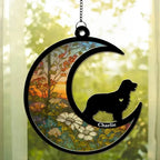 personalized design loss of dog gift suncatcher ornament window hanging keepsake main view