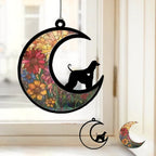 personalized design loss of dog gift suncatcher ornament window hanging keepsake close detail