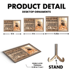 Don't Cry For Me Mom I'm OK - Upload Image, Personalized Custom Wooden Plaque 710014 - DiyGiftly