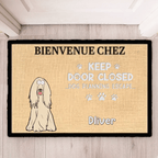 Don't Let The Cat Out No Matter What He Tells You - Cat Personalized Custom Home Decor Decorative Mat - House Warming Gift, Gift For Pet Owners, Pet Lovers 685839 - DiyGiftly