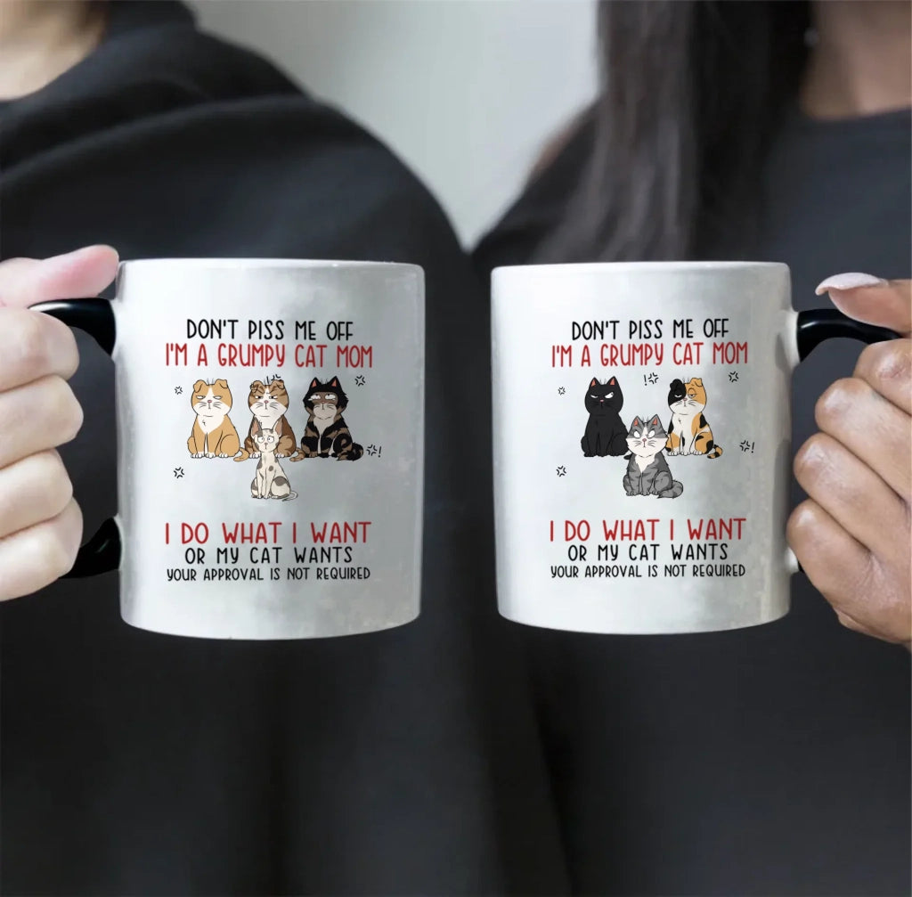 Don't Piss Me Off I'm A Grumpy Cat Mom/ Cat Dad - Personalized Mug 688076 - DiyGiftly