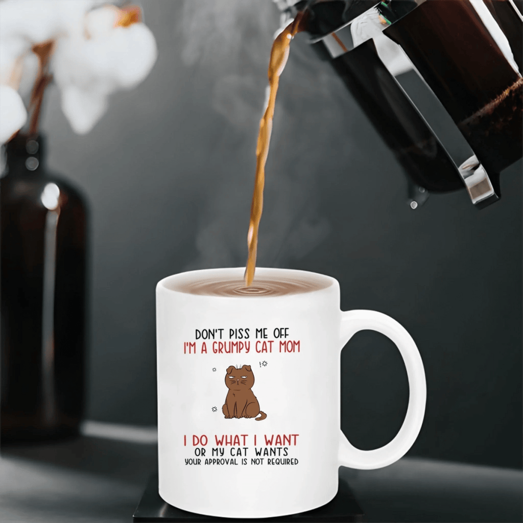 Don't Piss Me Off I'm A Grumpy Cat Mom/ Cat Dad - Personalized Mug 688076 - DiyGiftly