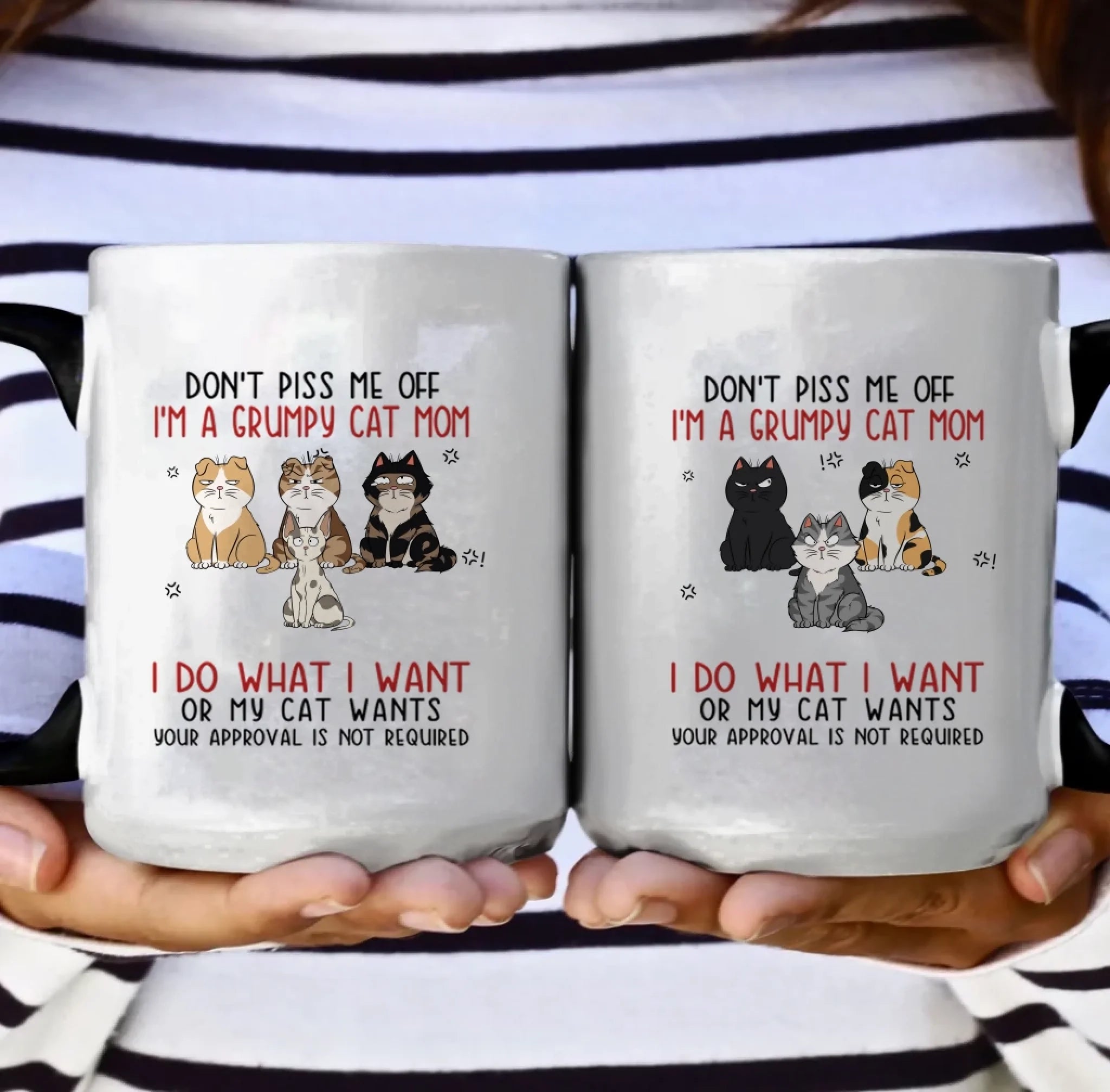 Don't Piss Me Off I'm A Grumpy Cat Mom/ Cat Dad - Personalized Mug 688076 - DiyGiftly