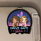 Drive Safe B*tch – Funny Personalized Wooden Car Visor Clip, Custom Photo/Text Car Sun Visor Clip Gift for Friends, Bestie, Girlfriend, Boyfriend, Birthday & Christmas Gift 1071206 - DiyGiftly