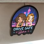 Drive Safe B*tch – Funny Personalized Wooden Car Visor Clip, Custom Photo/Text Car Sun Visor Clip Gift for Friends, Bestie, Girlfriend, Boyfriend, Birthday & Christmas Gift 1071206 - DiyGiftly