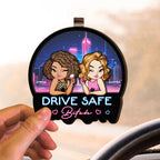 Drive Safe B*tch – Funny Personalized Wooden Car Visor Clip, Custom Photo/Text Car Sun Visor Clip Gift for Friends, Bestie, Girlfriend, Boyfriend, Birthday & Christmas Gift 1071206 - DiyGiftly