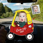 drive safe daddy ornament for dad personalized gift