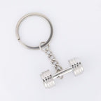 Dumbbell Metal Keychain Accessories Equipment Kettlebells Dumbbells Boxing Pendant Mini Fitness Keychain - DiyGiftly