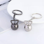 Dumbbell Metal Keychain Accessories Equipment Kettlebells Dumbbells Boxing Pendant Mini Fitness Keychain - DiyGiftly