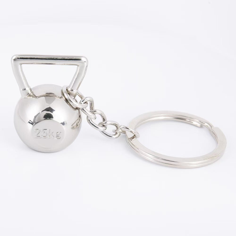 Dumbbell Metal Keychain Accessories Equipment Kettlebells Dumbbells Boxing Pendant Mini Fitness Keychain - DiyGiftly