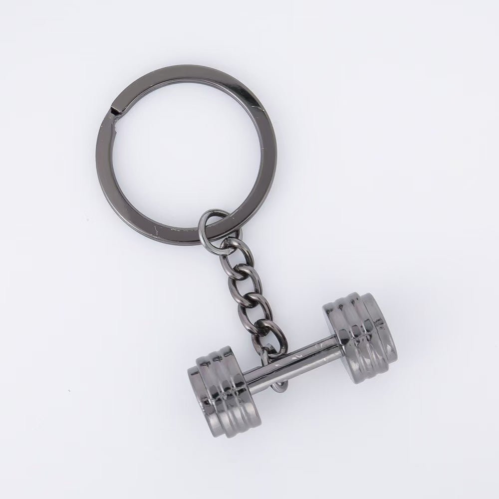 Dumbbell Metal Keychain Accessories Equipment Kettlebells Dumbbells Boxing Pendant Mini Fitness Keychain - DiyGiftly