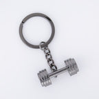 Dumbbell Metal Keychain Accessories Equipment Kettlebells Dumbbells Boxing Pendant Mini Fitness Keychain - DiyGiftly