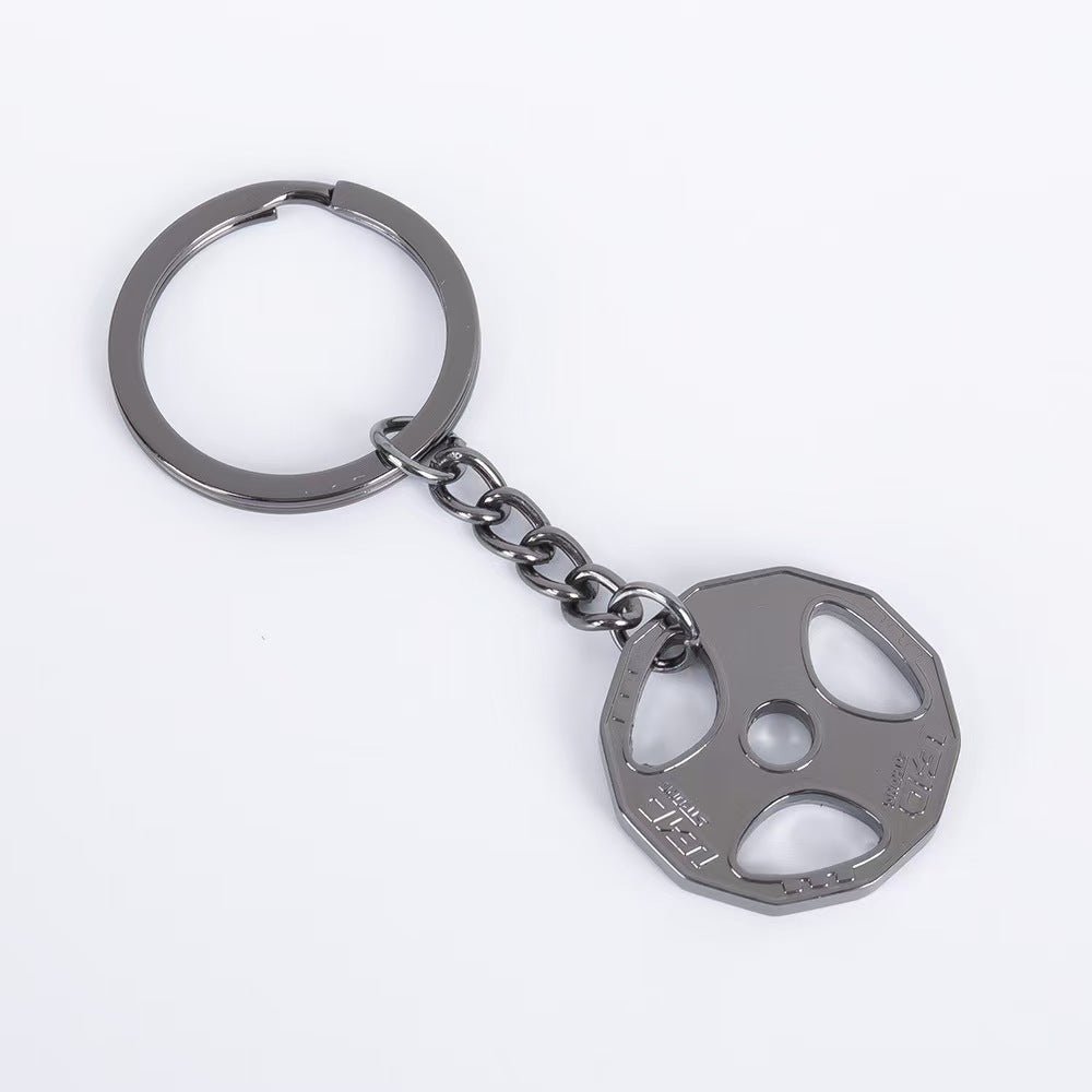 Dumbbell Metal Keychain Accessories Equipment Kettlebells Dumbbells Boxing Pendant Mini Fitness Keychain - DiyGiftly