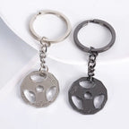 Dumbbell Metal Keychain Accessories Equipment Kettlebells Dumbbells Boxing Pendant Mini Fitness Keychain - DiyGiftly
