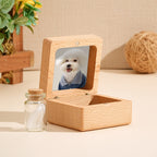 Personalized Pet Fur Wooden Keepsake Box Loss of Pet Memorial Gift for Pet Owner