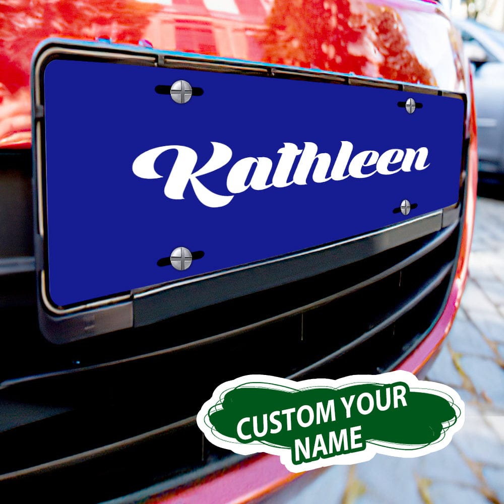 Custom License Plate Personalized Name Funny License Plate for Car
