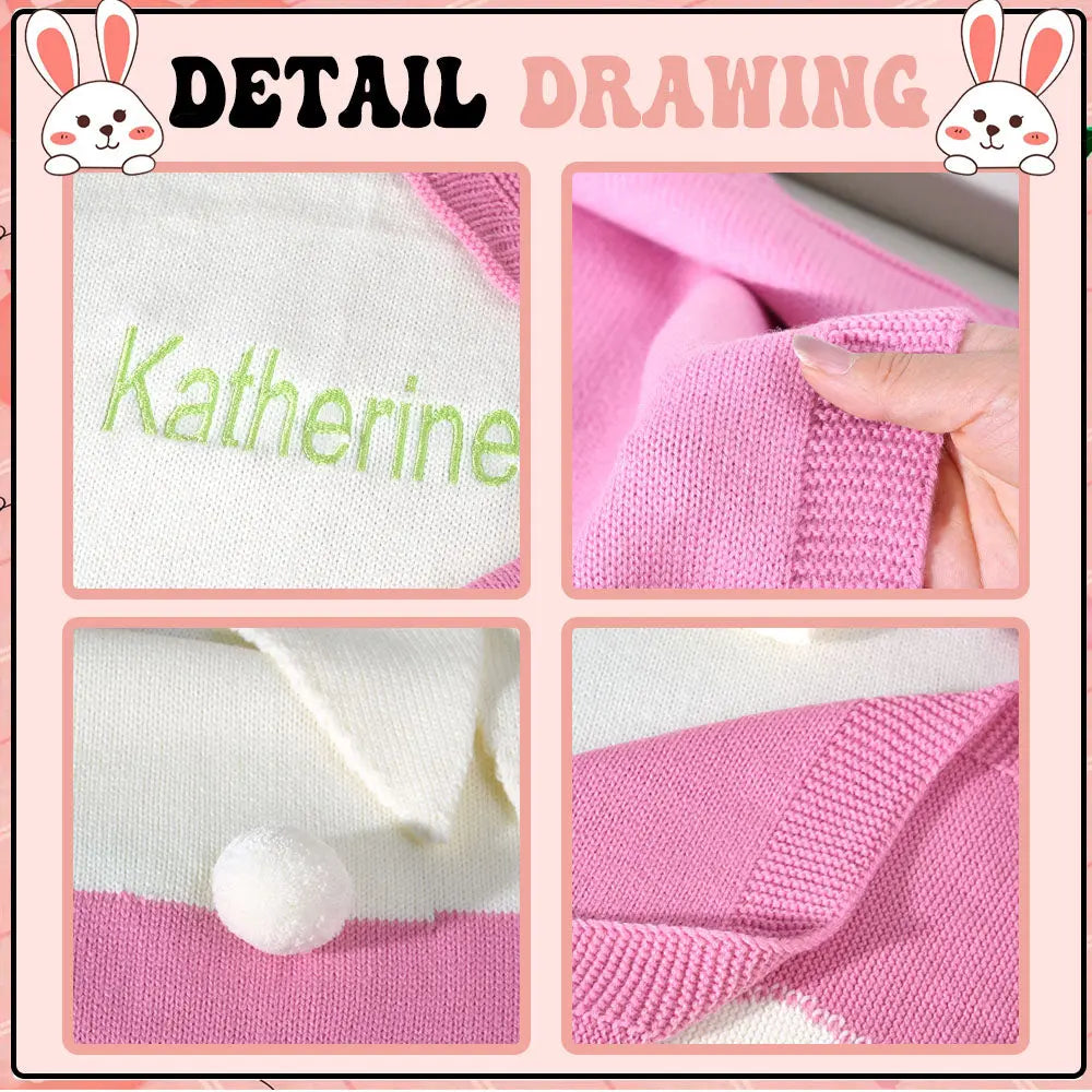 blanket custom name gift for daughter cozy nights gift display