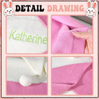 blanket custom name gift for daughter cozy nights gift display