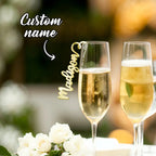 Personalized Place Cards for the Champagne Flute Name Cards Wedding Table Decoration