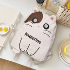 Personalized Name Embroidery Backpack Custom Cat Backpack School Bags Gift for Kids