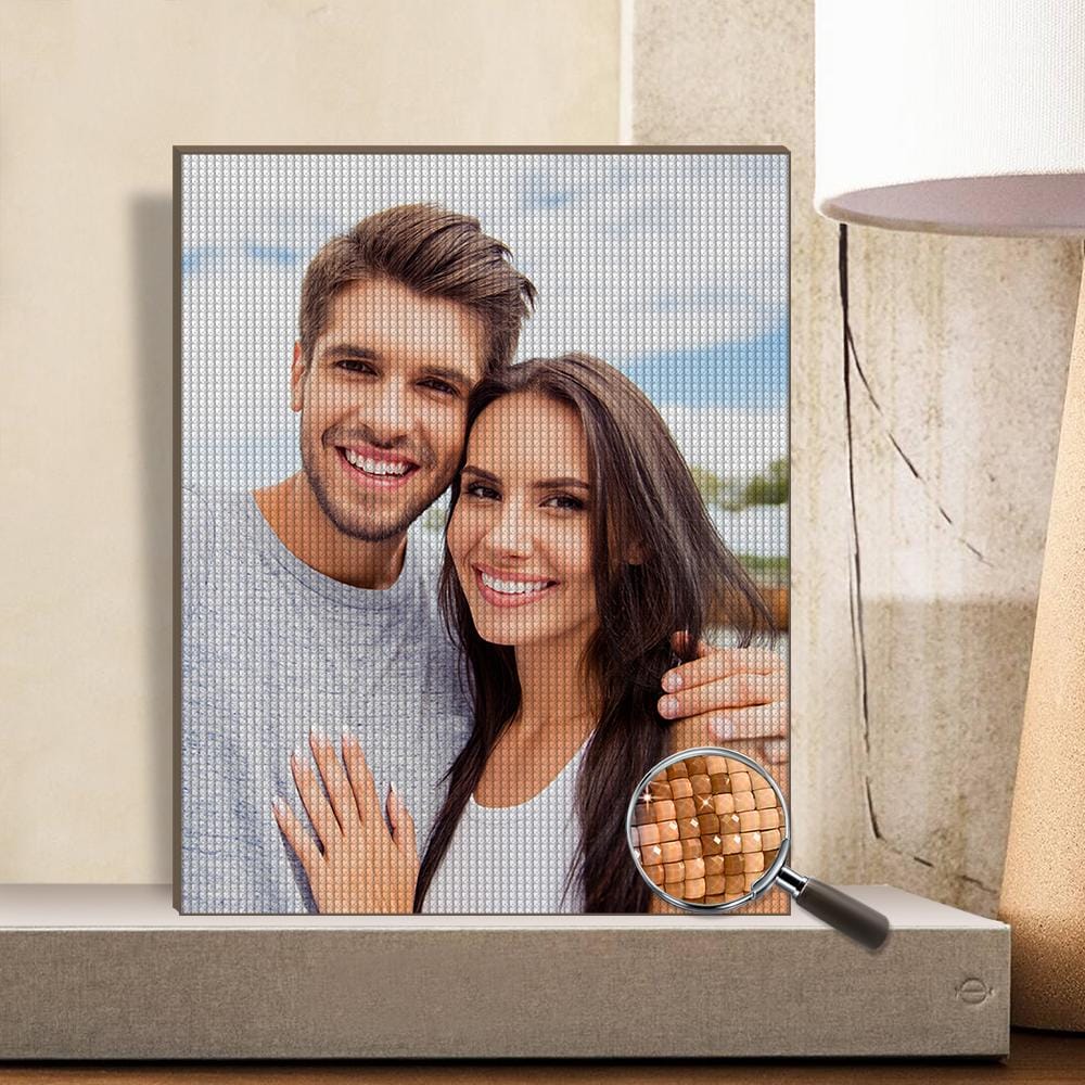 Pintura de diamantes 5D personalizada sin marco - 7 colores