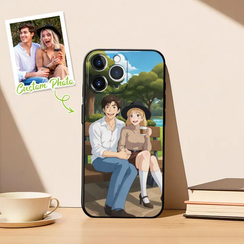 Custom Photo Phone Case Anime Portrait Personalized Phone Case A Variety of Cartoon Style