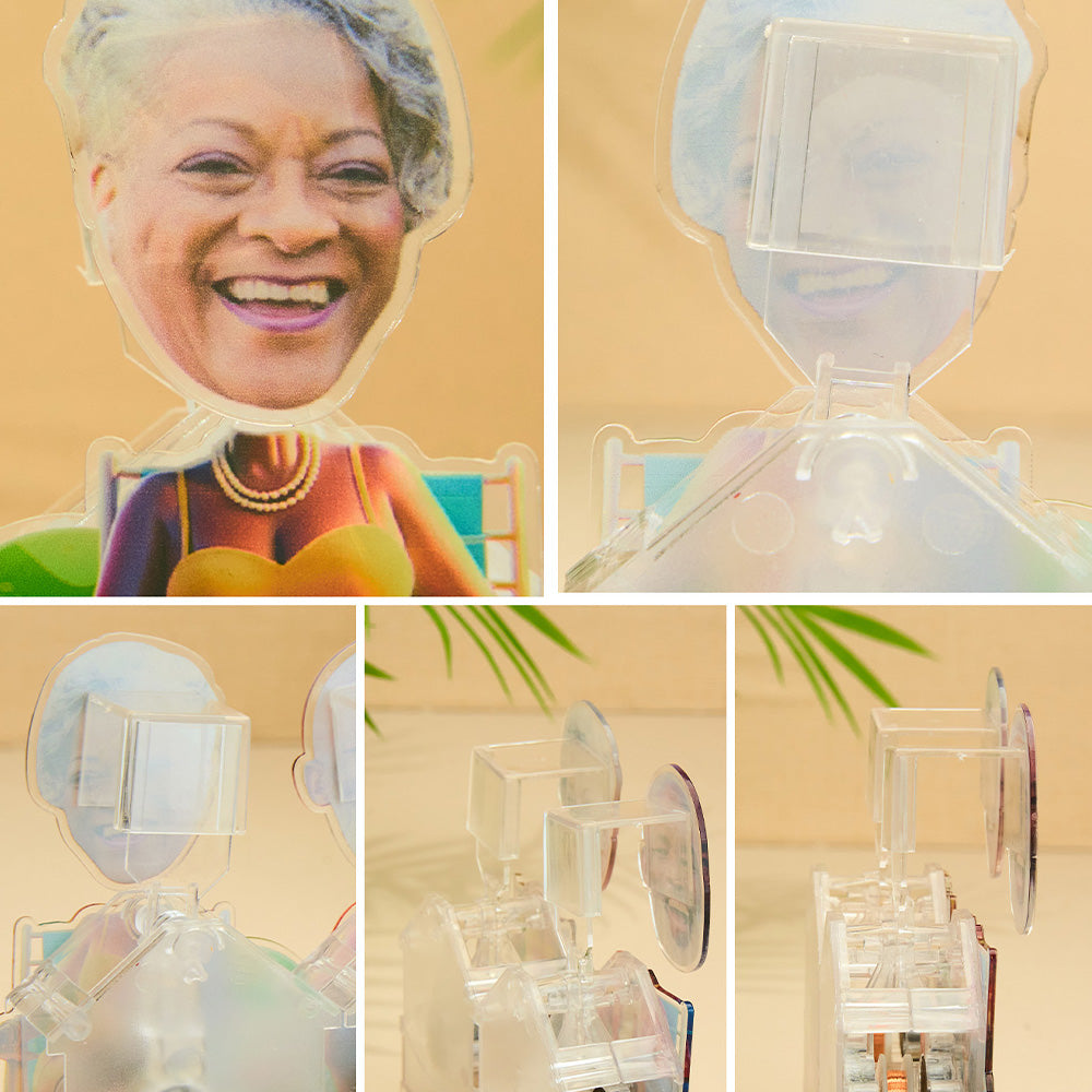 standee personalized face photo family keepsake for grandparents