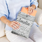 Personalized Name Book Cover with Pocket Book Cover Protector Gift for Book Lover