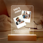 father s day gift night light custom name and photo night lamp for dad design custom gift for everyday use