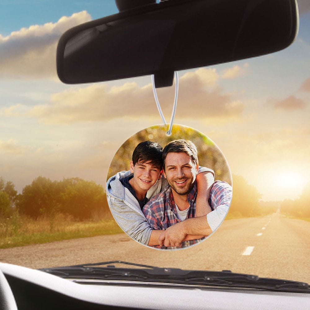 Custom Photo Round Air Fresheners Car Hanging Accessories Air Freshener for Decoration
