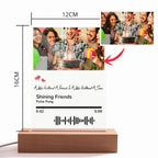Personalized Photo Acrylic Scannable Code Song Plaque Night Light