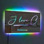 Hot Sale Personalised Name Mirror - Light Up Mirror