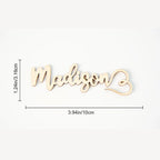 Personalized Wooden Place Cards for the Champagne Flute Name Cards Wedding Table Decoration