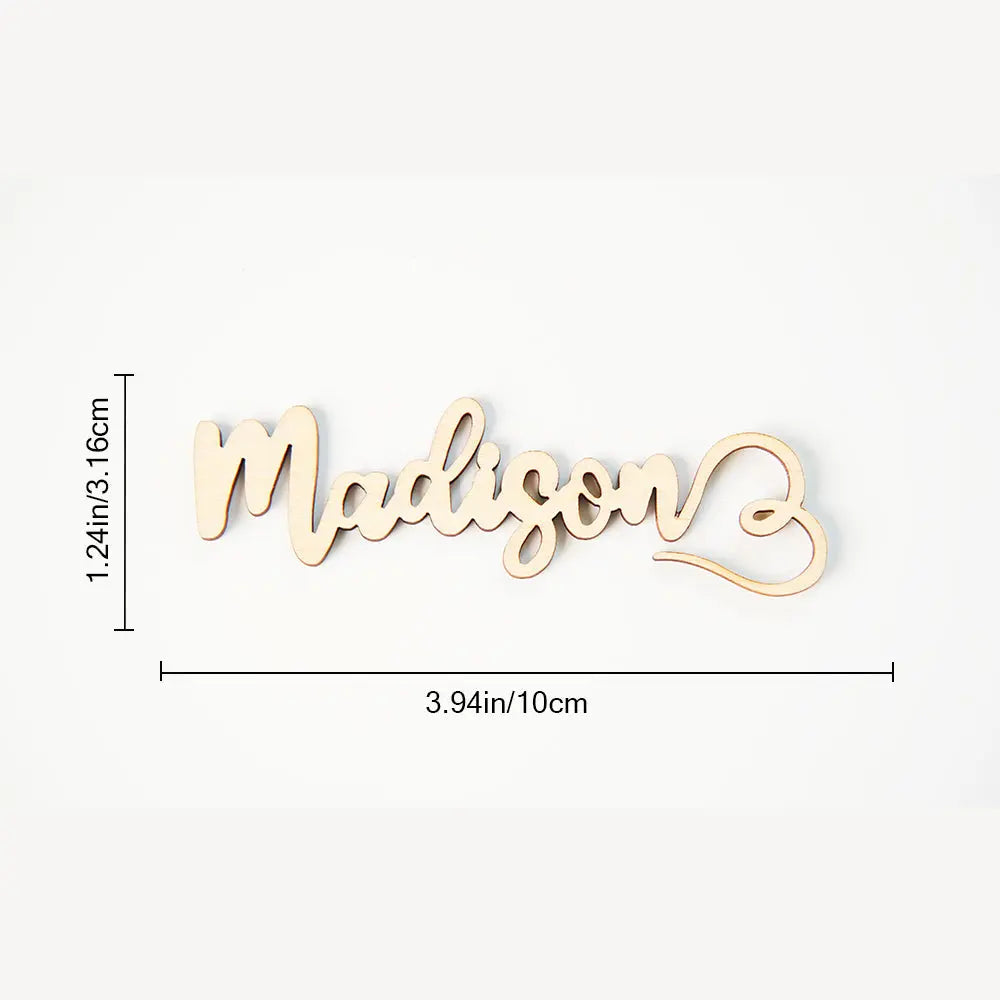Personalized Wooden Place Cards for the Champagne Flute Name Cards Wedding Table Decoration