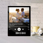 Scannable Music Code Acrylic Plaque Custom Photo Album Cover