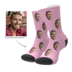 personalized face photo comfortable daily style photo socks gift for boyfriend