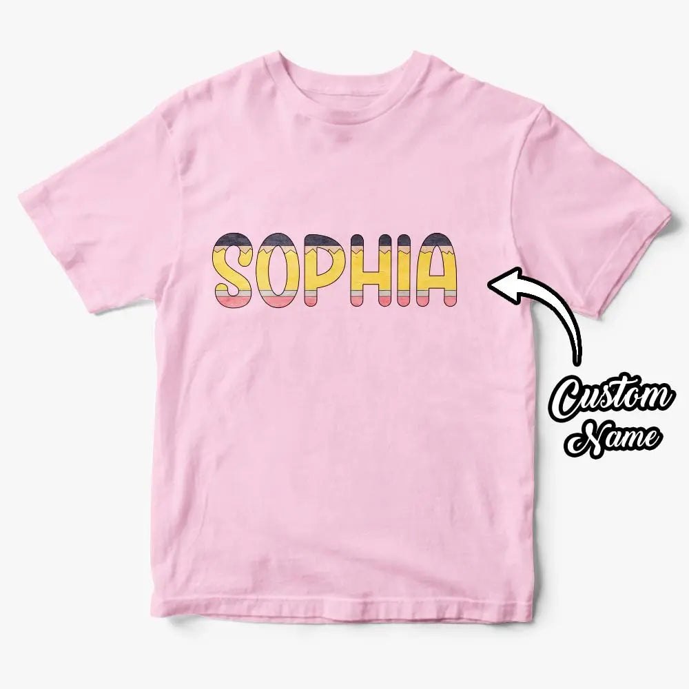 shirt custom name back to school gift for daughter product view
