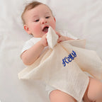 Personalized Soothe Towel Bibs Star Soft Sleeping Towel with Embroidered Name Gift for Baby