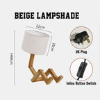 wooden table lamp as a housewarming gift