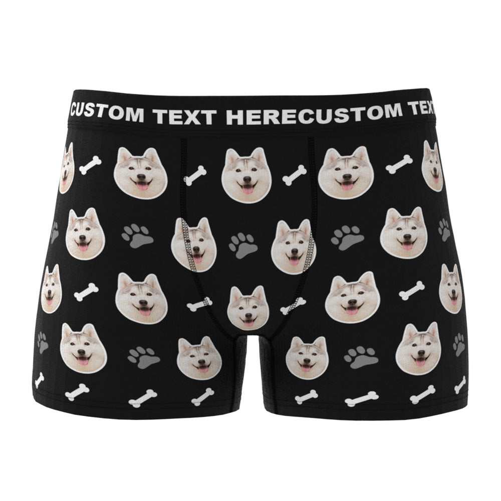 mens underwear personalized face photo personal style gift for boyfriend