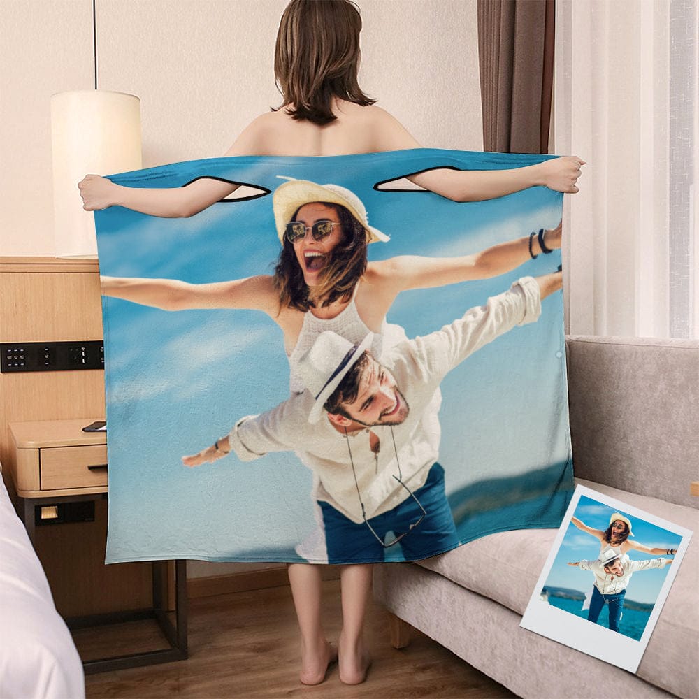 Custom Bath Wrap Towel Personalized Bathrobe Wearable Bath Dress