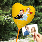 Personalized Face Balloons for Party Engagement Wedding Anniversary Decorations