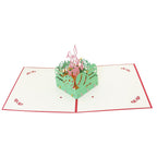 Easter Bunny & Eggs 3D Pop - Up Greeting Card – Festive Easter Gift Card - DiyGiftly